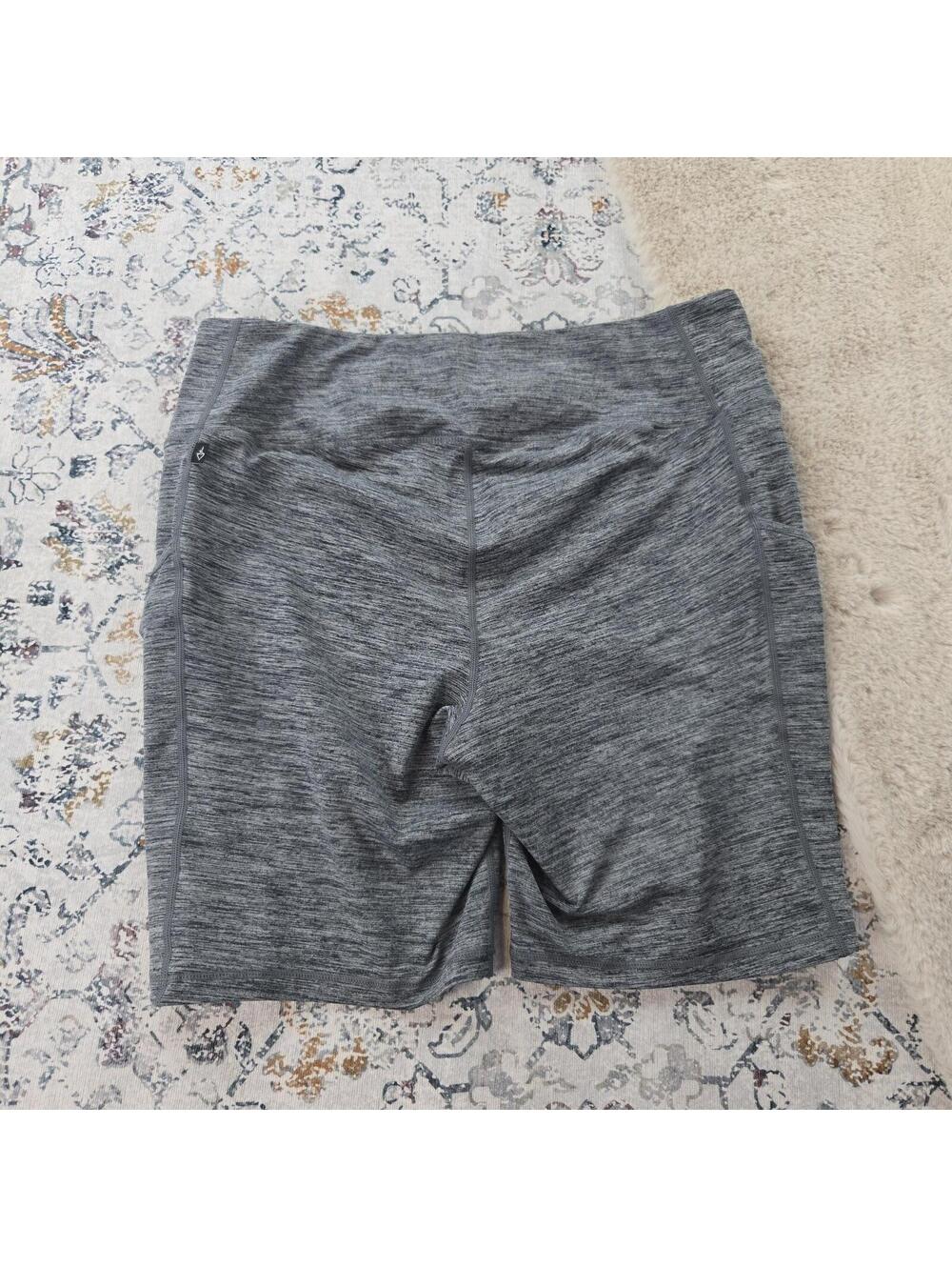Happy Camper by Torrid Biker Shorts Gray 2 - Picture 6 of 6